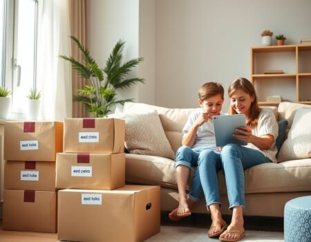 Professional clean featured image representing things you need to do when moving house for article "Things You Need to Do When Moving House: Ultimate Checklist"